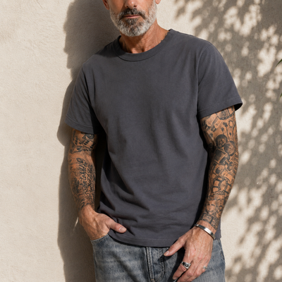 Heritage Tee Add-On - Washed Black